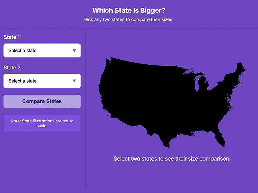 Which State Is Bigger?